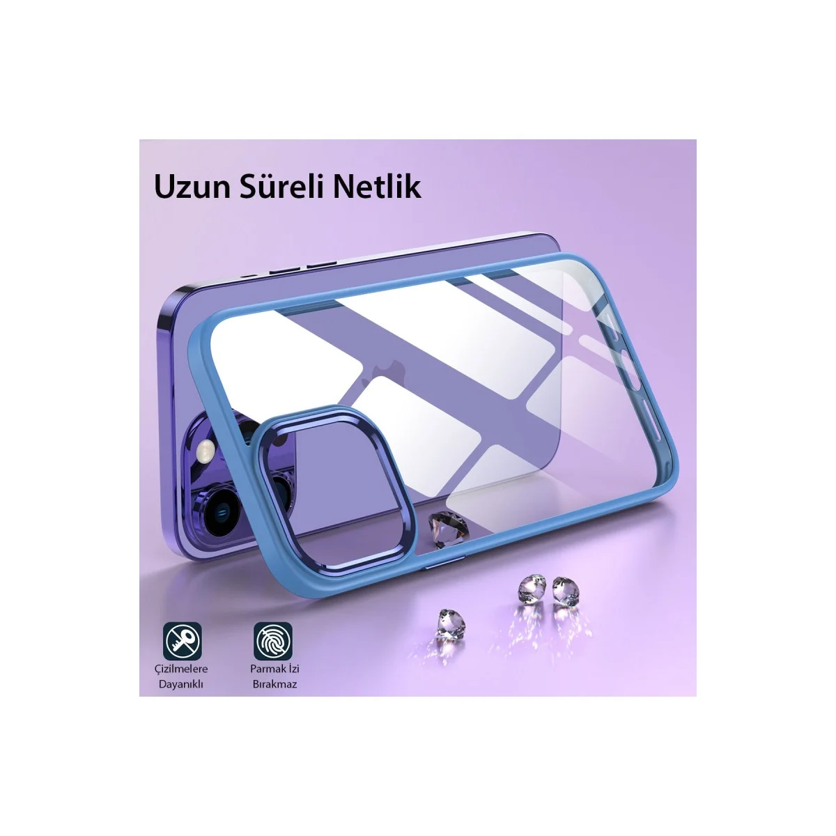 Apple İphone 14 Pro Max Kılıf Power Silikon - Rose görsel 6