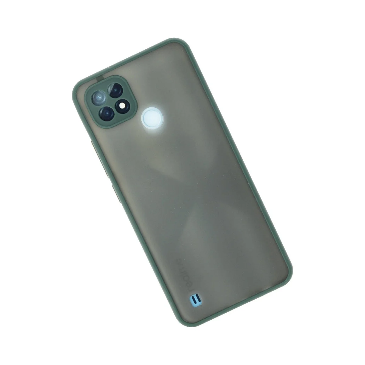 Realme C21 Kılıf Montreal Silikon Kapak - Yeşil görsel 2