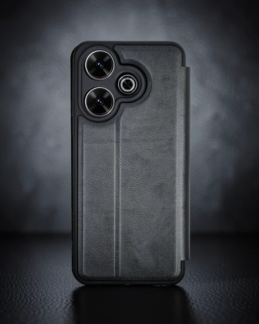 Xiaomi Redmi 13 4g Kılıf Flip Cover - Siyah