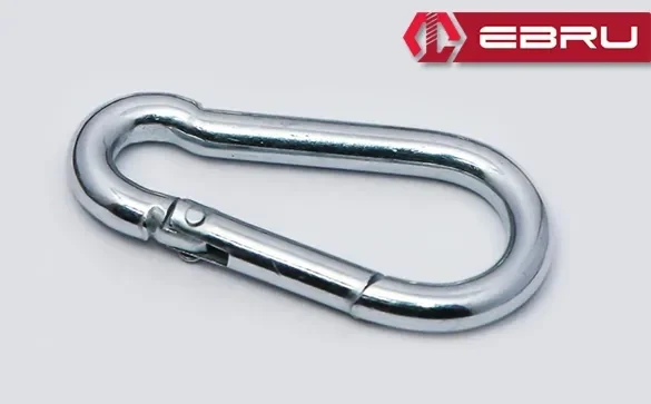 Yaylı Karabina, Çengel, Kanca 6mm - 50 Adet görsel 2