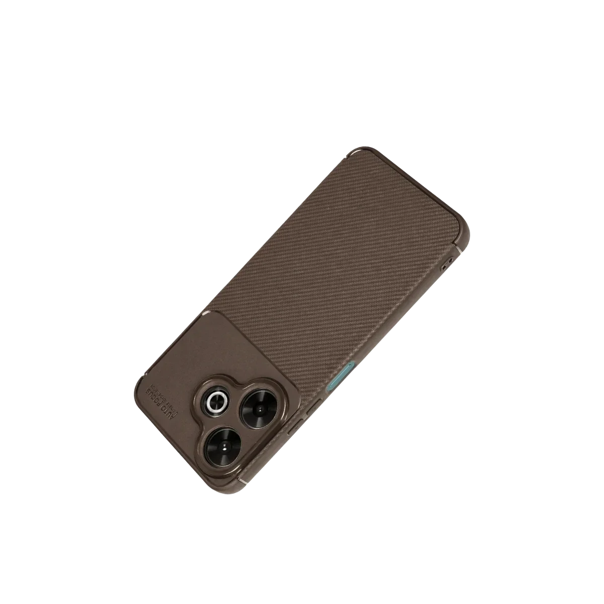Xiaomi Redmi 13 4G Kılıf Auto Focus Karbon Kapak - Kahverengi görsel 2