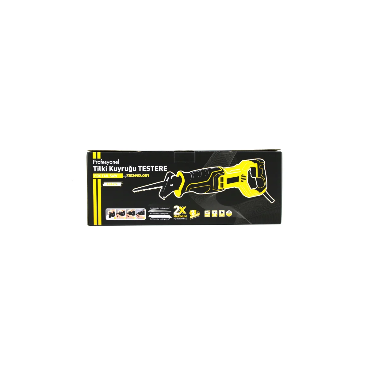 Profesyonel Elektrikli Tilki Kuyruğu Testere 230V 0-2800 RPM görsel 4