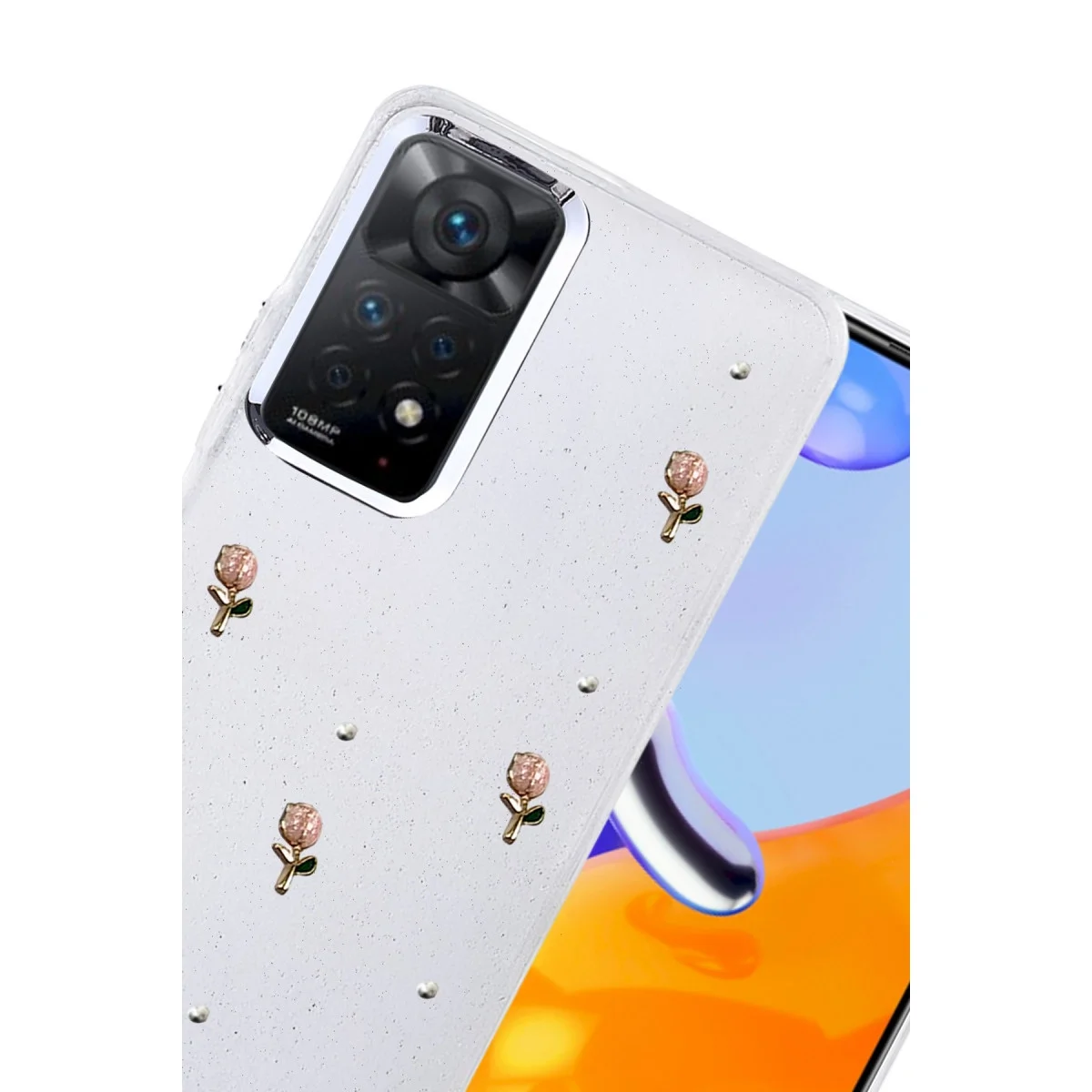 Xiao Red Note 11 Pro Fiyonk Desenli Kapak - Desen 6 görsel 3