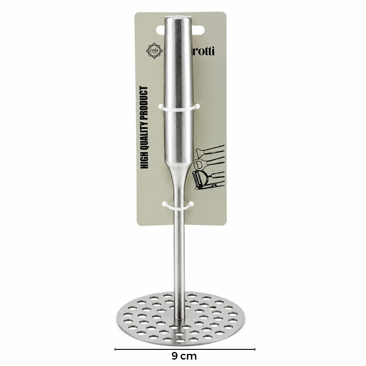 Metal Patates Ezici 26.5 cm (Çap 8 cm) görsel 2