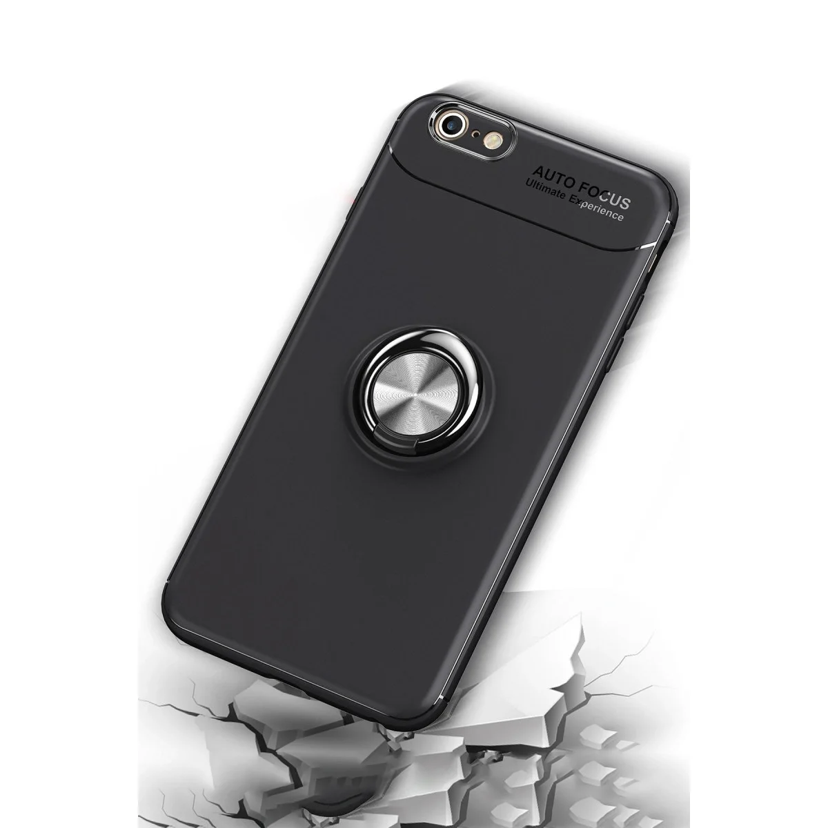Apple İphone 6 Kılıf Range Yüzüklü Silikon - Kırmızı görsel 7