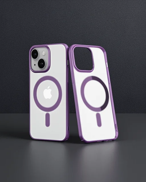 Apple İphone 14 Plus Kılıf Element Magneticsafe Sert Kapak - Mor