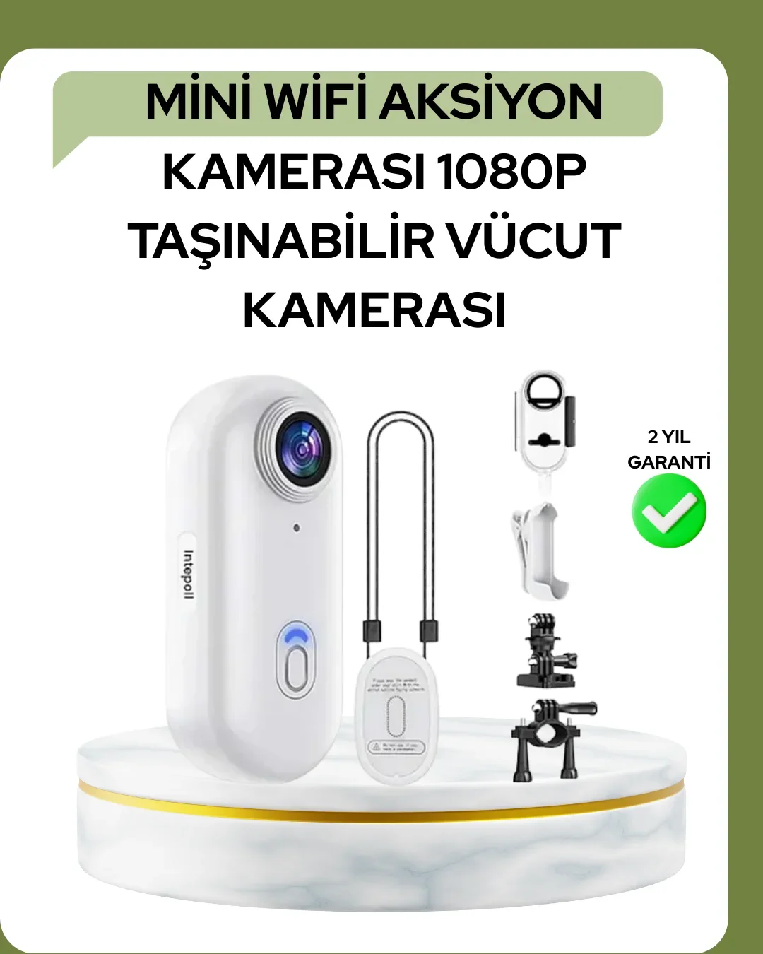 1080P WiFi Spor Kamerası Su Geçirmez ni Aksiyon Kamera