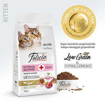 Hypoallergenic Kuzulu Düşük Tahıllı Yavru Kedi Maması 2 Kg
