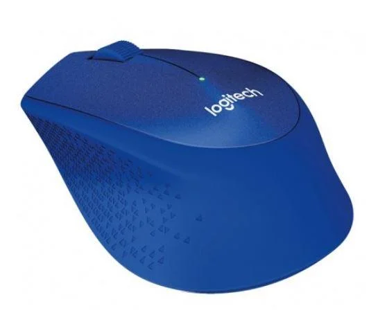M330 Sessız Kablosuz Usb Optik Mouse Mavi 910-004910 görsel 3