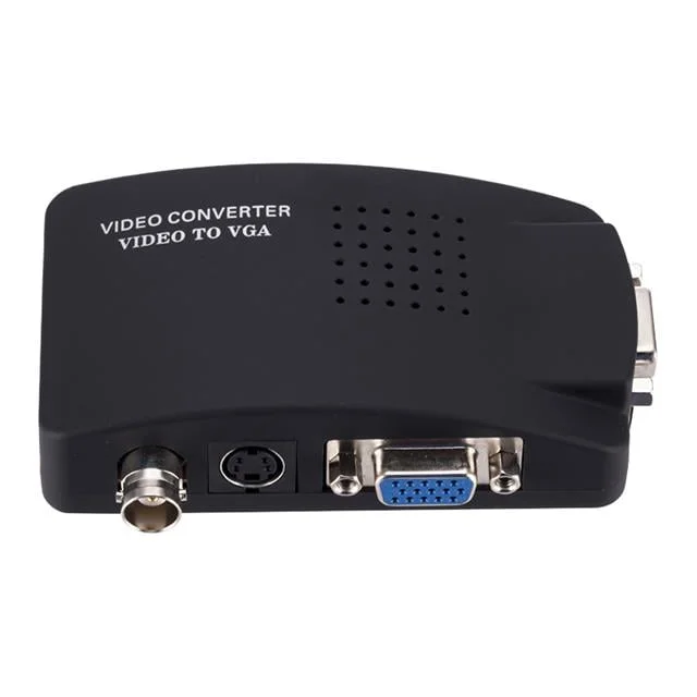 PM-983 BNC S-Video VGA’dan VGA’ya Görüntü Dönüştürücü 1080P Destekli
