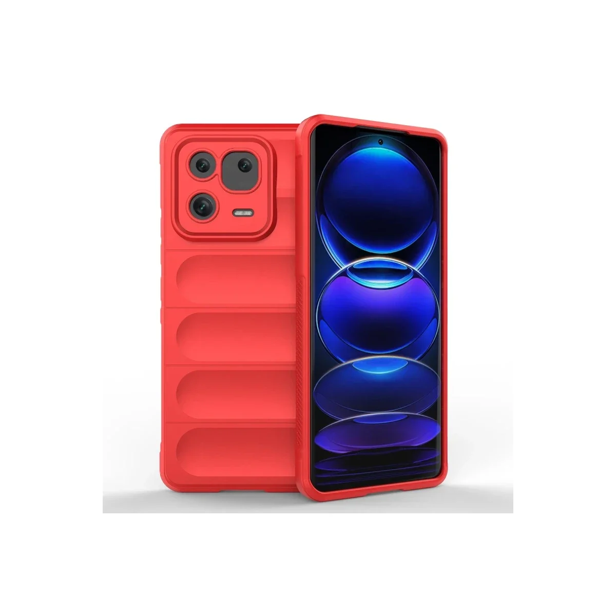 Xiaomi Mi 13 Kılıf Optimum Silikon - Kırmızı