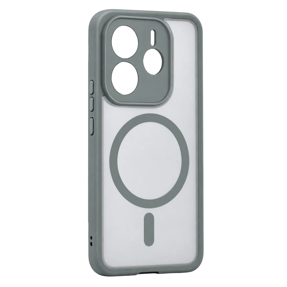Xiaomi Redmi Note 14 4G Loji Magsafe Kapak - Gri
