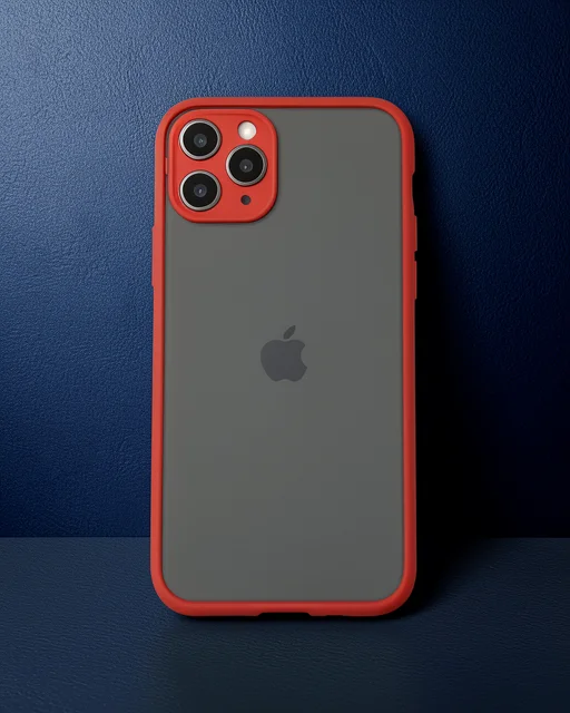 Apple İphone 11 Pro Kılıf Montreal Silikon Kapak - Kırmızı
