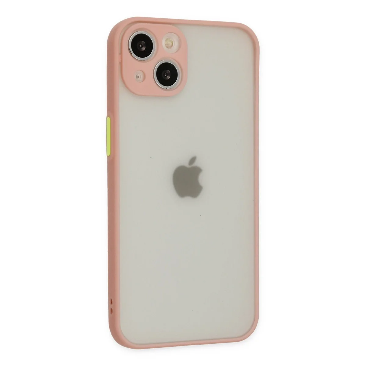 Apple İphone 14 Kılıf Montreal Silikon Kapak - Pembe görsel 2