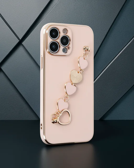 Apple İphone 14 Pro Max Kılıf Esila Silikon - Pudra