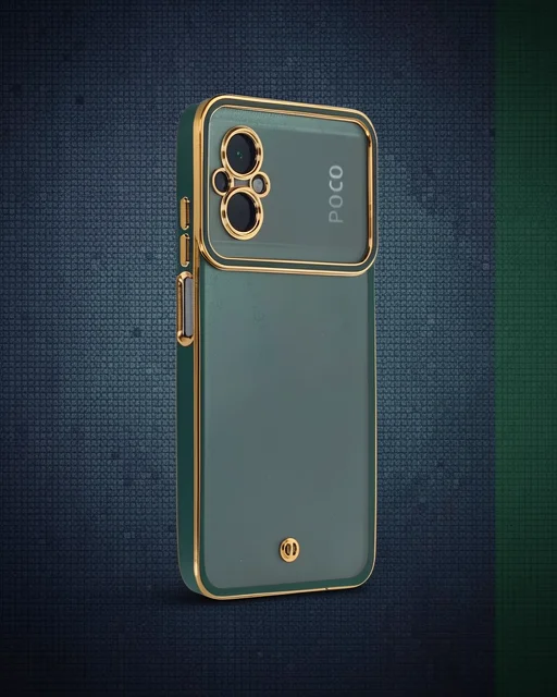 Xiaomi Poco M5 Kılıf Liva Lens Silikon - Yeşil