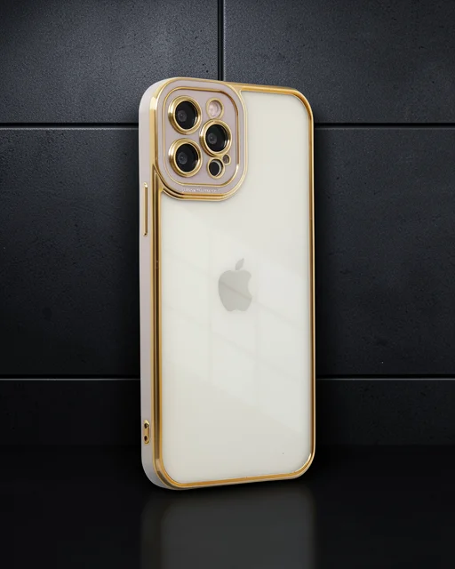 Apple İphone 12 Pro Max Kılıf Liva Lens Silikon - Lila
