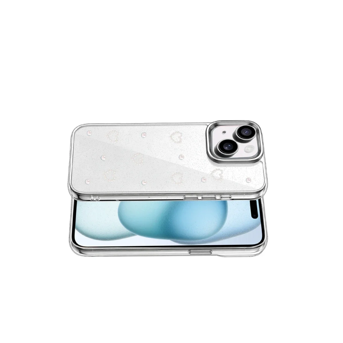 Apple iPhone 15 Fiyonk Desenli Kapak - Desen 10 görsel 3