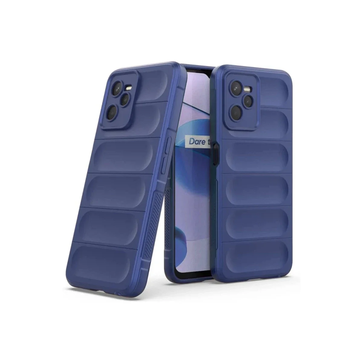 Realme C35 Kılıf Optimum Silikon - Lacivert görsel 2