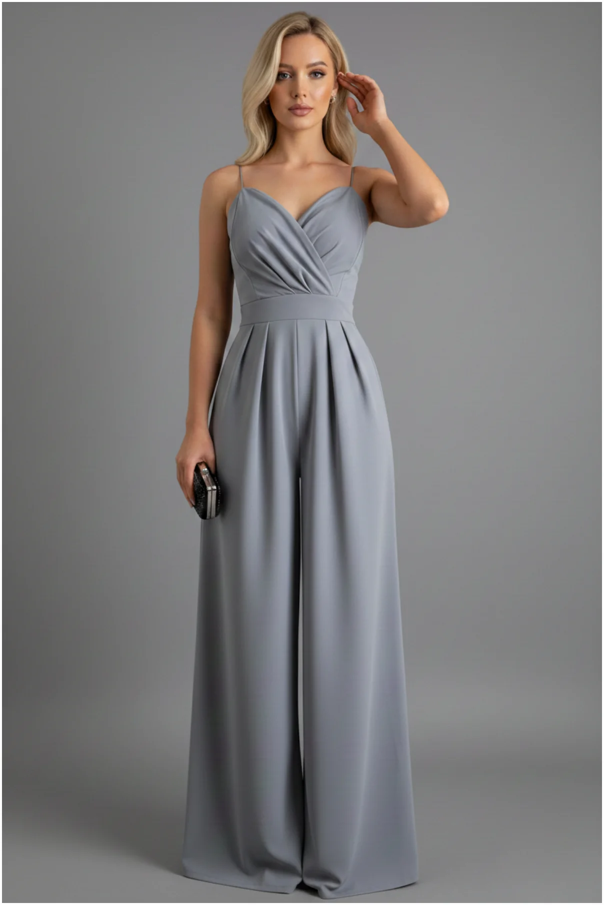 Kadın İthal Kumaş Şık Tulum
