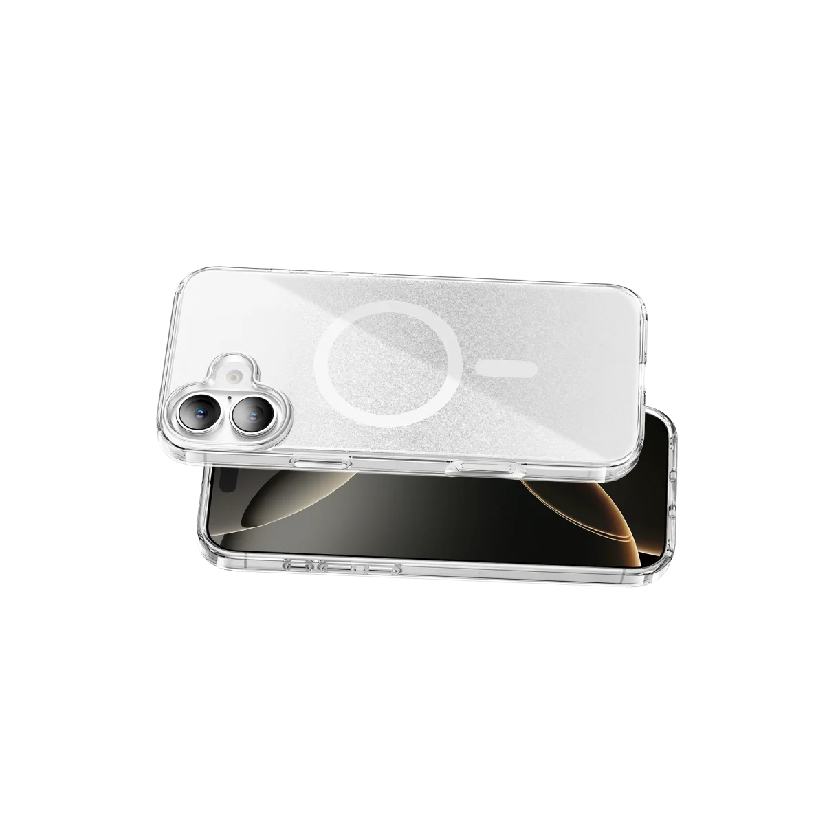 Onegif Apple iPhone 17 Sora Simli Magsafe Kapak - Beyaz görsel 3