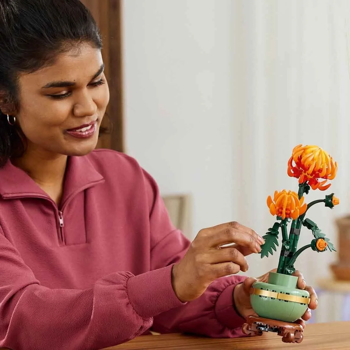 10368 Lego Botanicals - Krizantem - Chrysanthemum 278 parça +18 yaş görsel 5