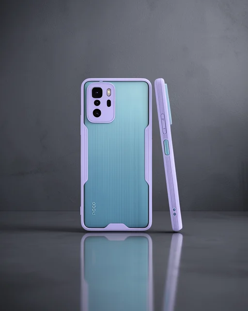Xiaomi Poco X3 Gt Kılıf Platin Silikon - Lila