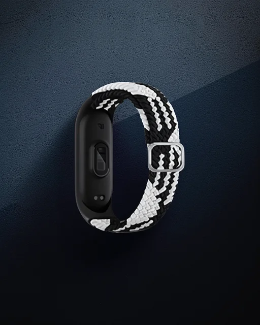 Xiaomi Mi Band 7 Kordon - Siyah-beyaz