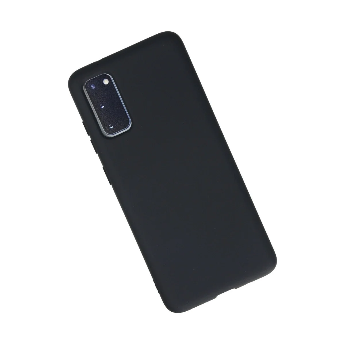Samsung Galaxy S20 Kılıf Nano İçi Kadife Silikon - Lacivert görsel 2