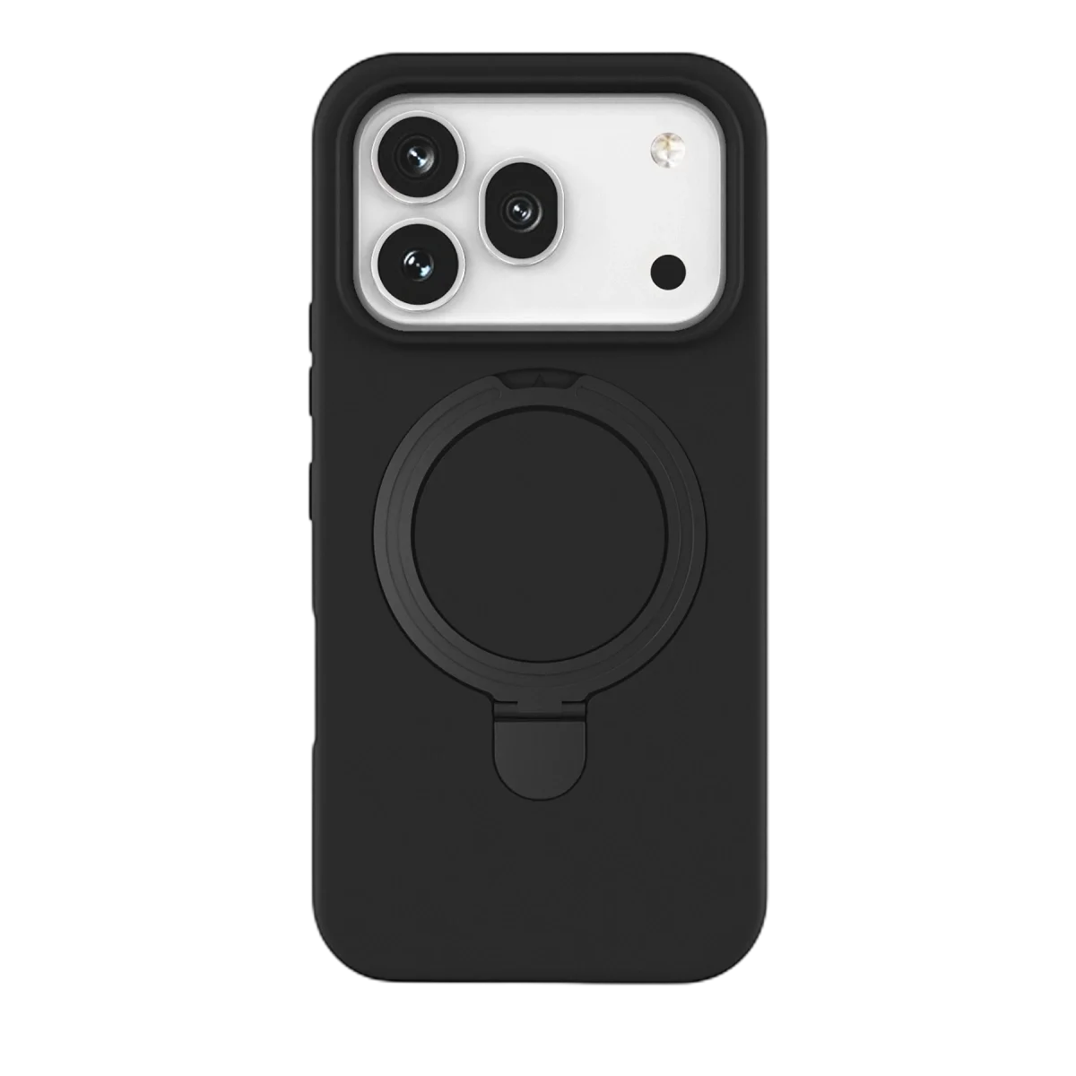 Huawei Honor 600 Pro Regal Magsafe Standlı Kapak - Siyah görsel 3