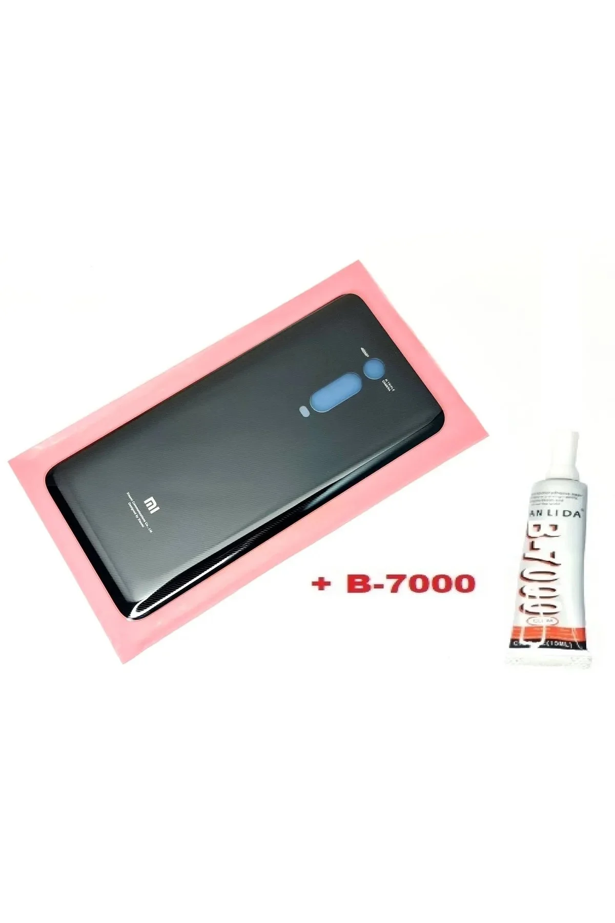 Mi 9T Arka Pil Kapağı ve (B7000 15 ML) Yapıştırıcı görsel 2