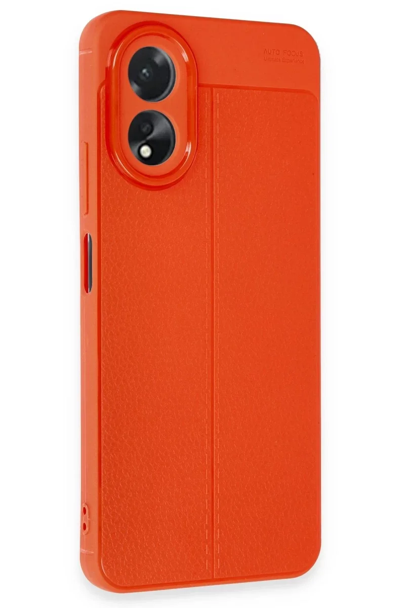 Oppo A38 Kılıf Auto Focus Kapak - Kırmızı görsel 3