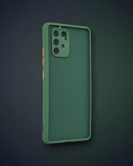Samsung Galaxy A91 / S10 Lite Kılıf Montreal Silikon Kapak - Yeşil