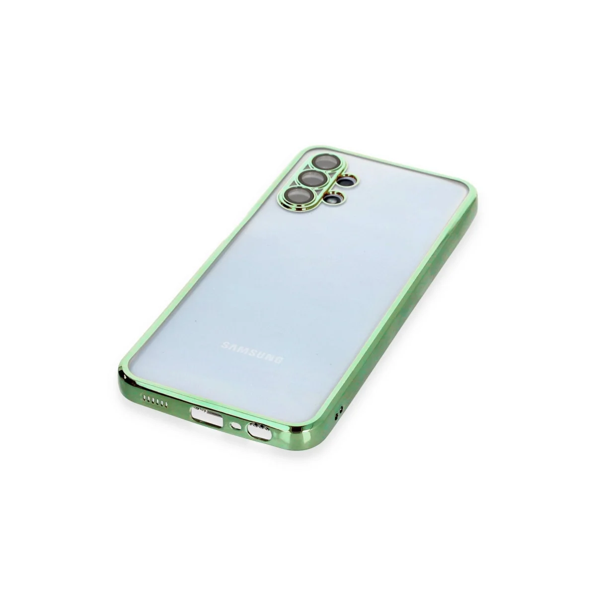Samsung Galaxy A13 4g Kılıf Razer Lensli Silikon - Yeşil görsel 4