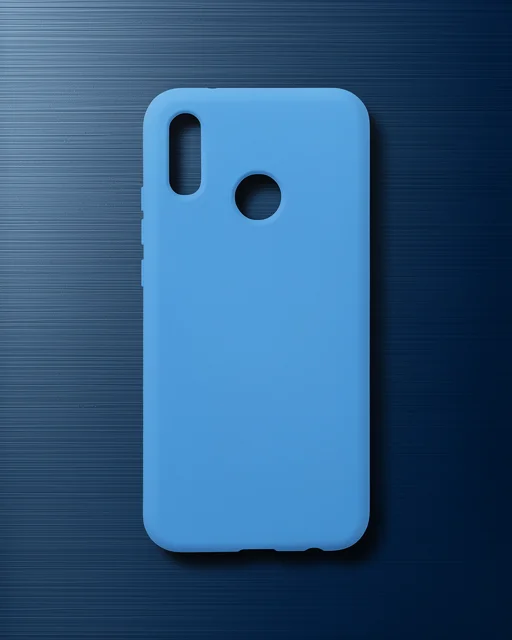 Huawei P20 Lite Kılıf Nano İçi Kadife Silikon - Mavi