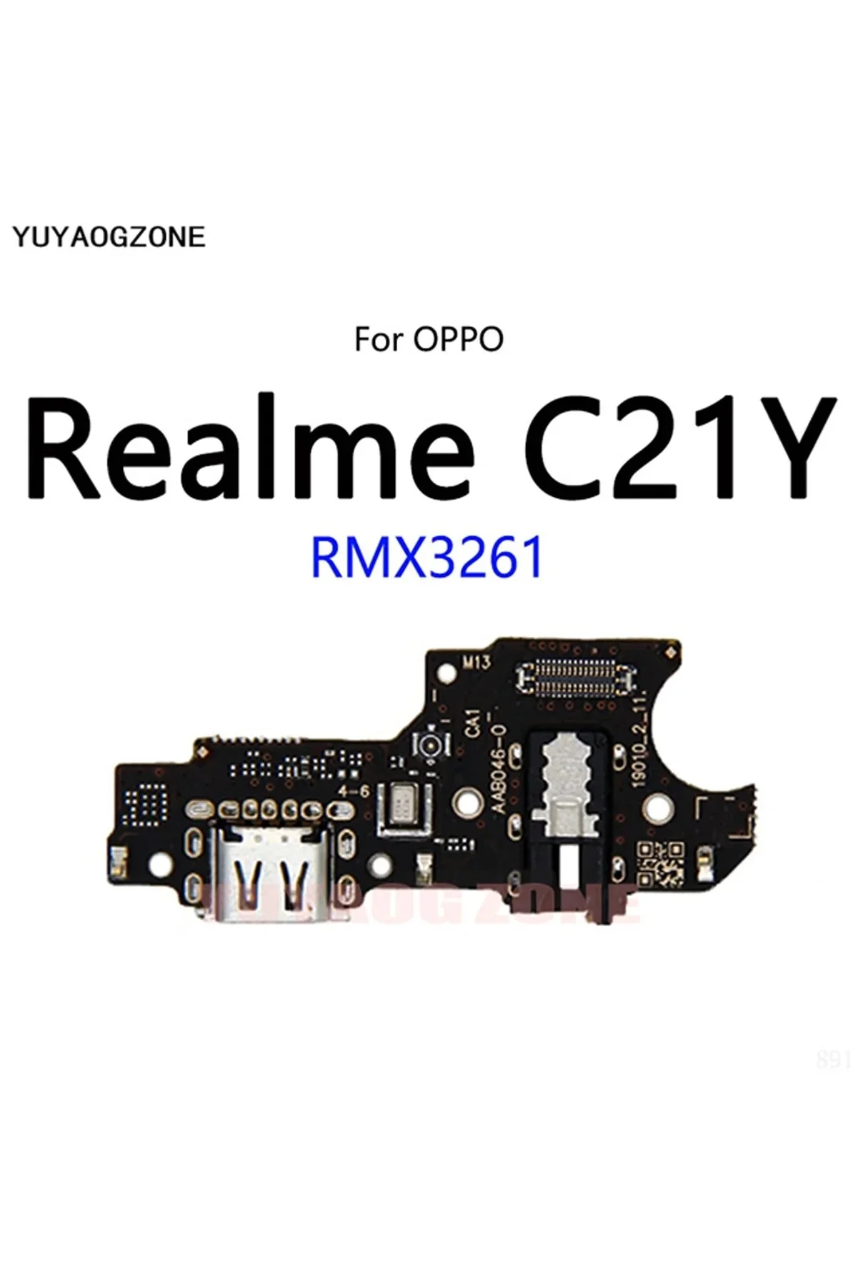 Realme C21y Şarj Soketi Kulaklık Soketi görsel 3
