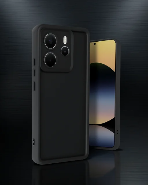 Xiaomi Redmi Note 14 4g Kılıf Viera Silikon - Siyah