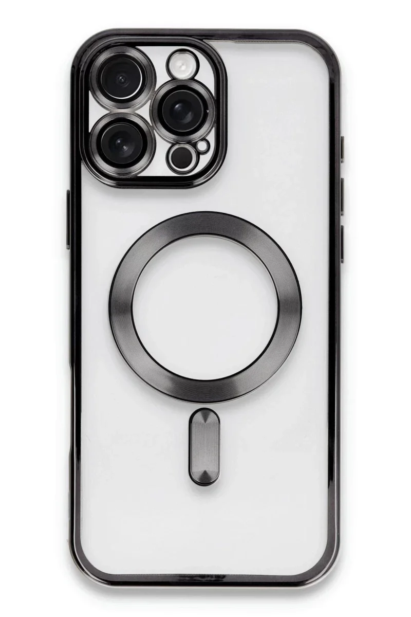 Apple iPhone 16 Pro Kılıf Kross Magneticsafe Kapak - Siyah