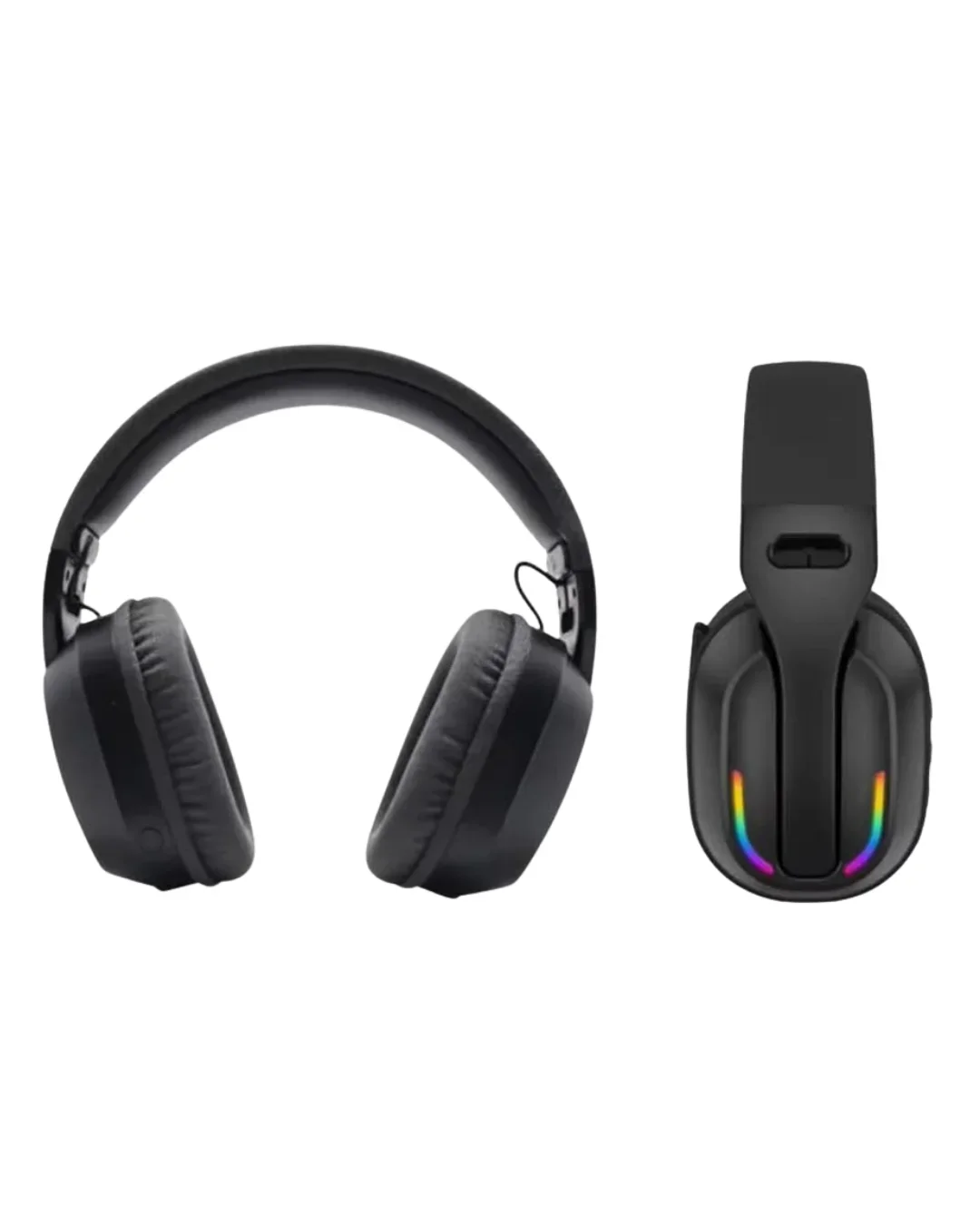 RGB Aydınlatmalı Kablosuz Oyuncu Kulaklığı Konsol ve PC Uyumlu görsel 3
