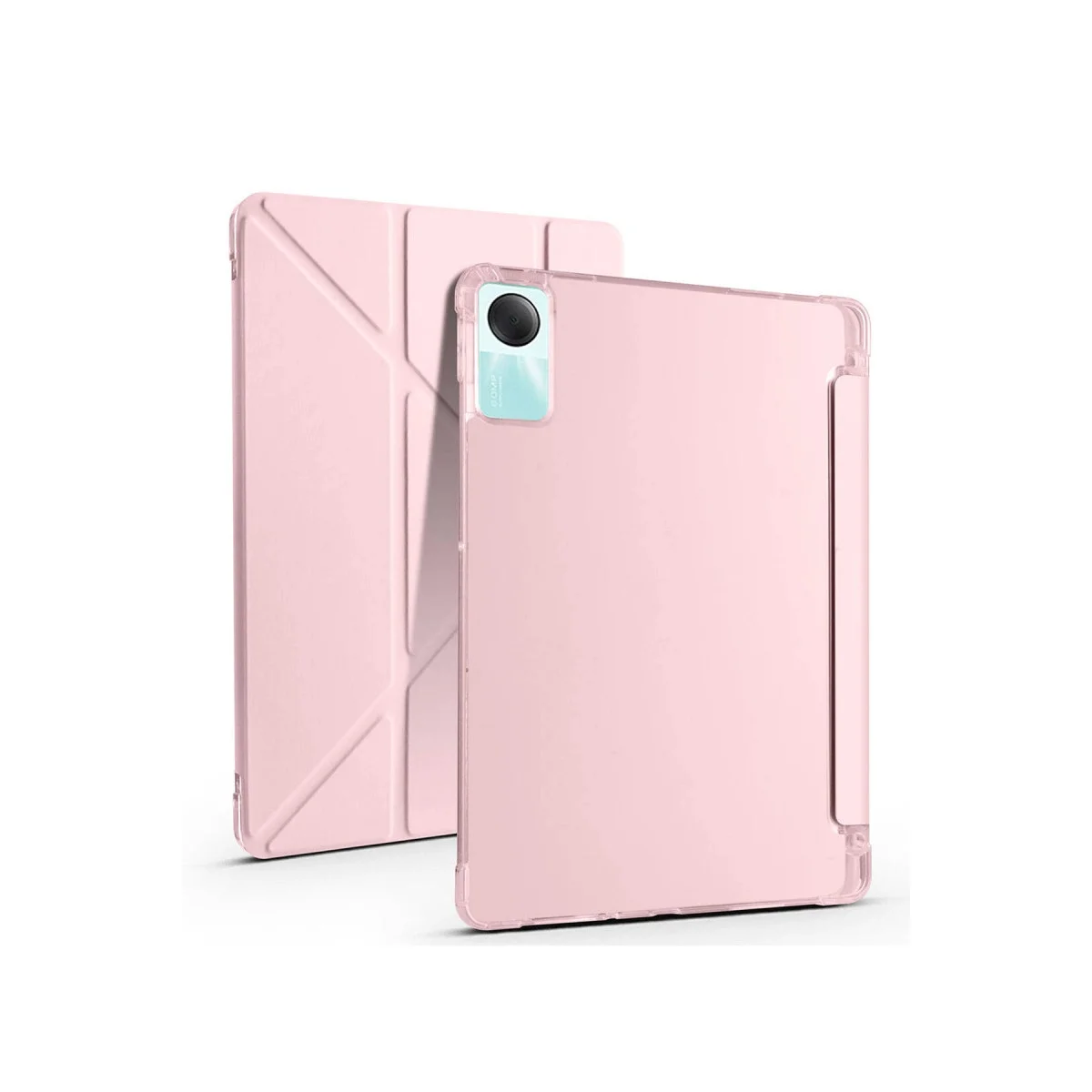 Xiao Red Pad Se 4g Kılıf Kalemlikli Mars Tablet Kılıfı - Rose Gold