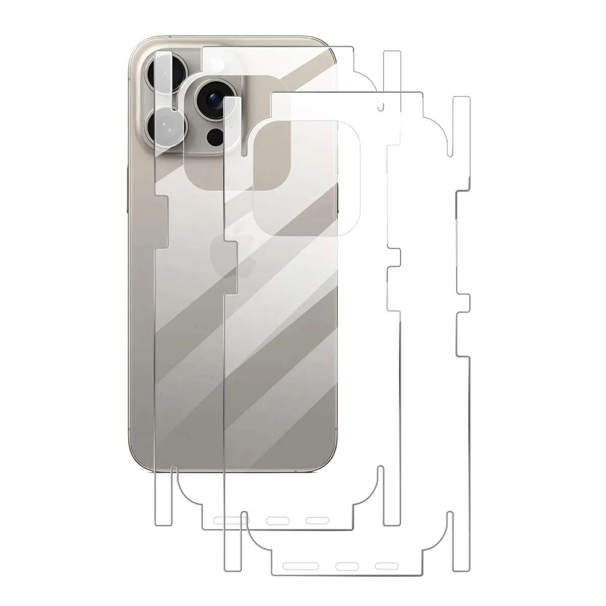 Apple İphone 17 Pro 360 Full Body Arka Koruyucu görsel 2
