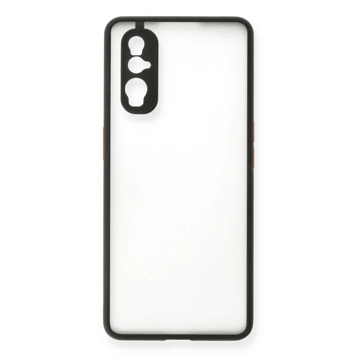 Oppo Find X2 Kılıf Montreal Silikon Kapak - Siyah