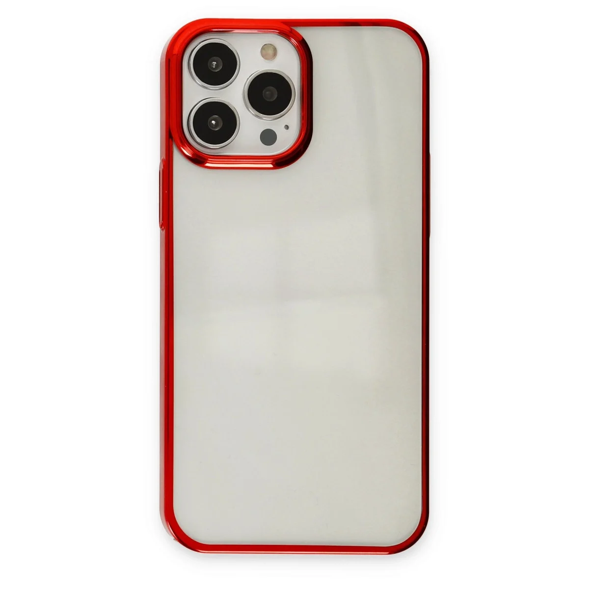 Apple İphone 14 Pro Kılıf Element Silikon - Kırmızı