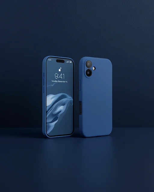 Apple İphone 16 Plus Kılıf First Silikon - Lacivert