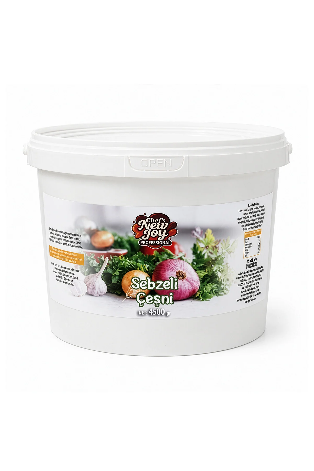 Sebzeli Çeşni 4500 gr Vegetable Seasoning görsel 4