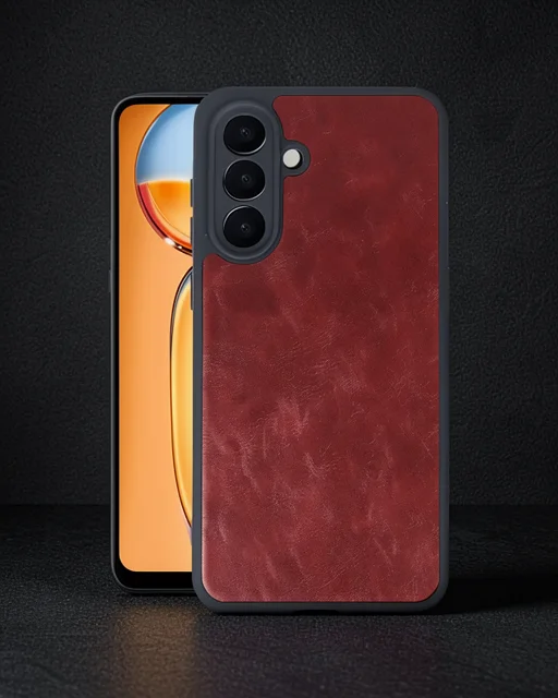 Samsung Galaxy A26 Kılıf Aras Deri Kapak - Bordo
