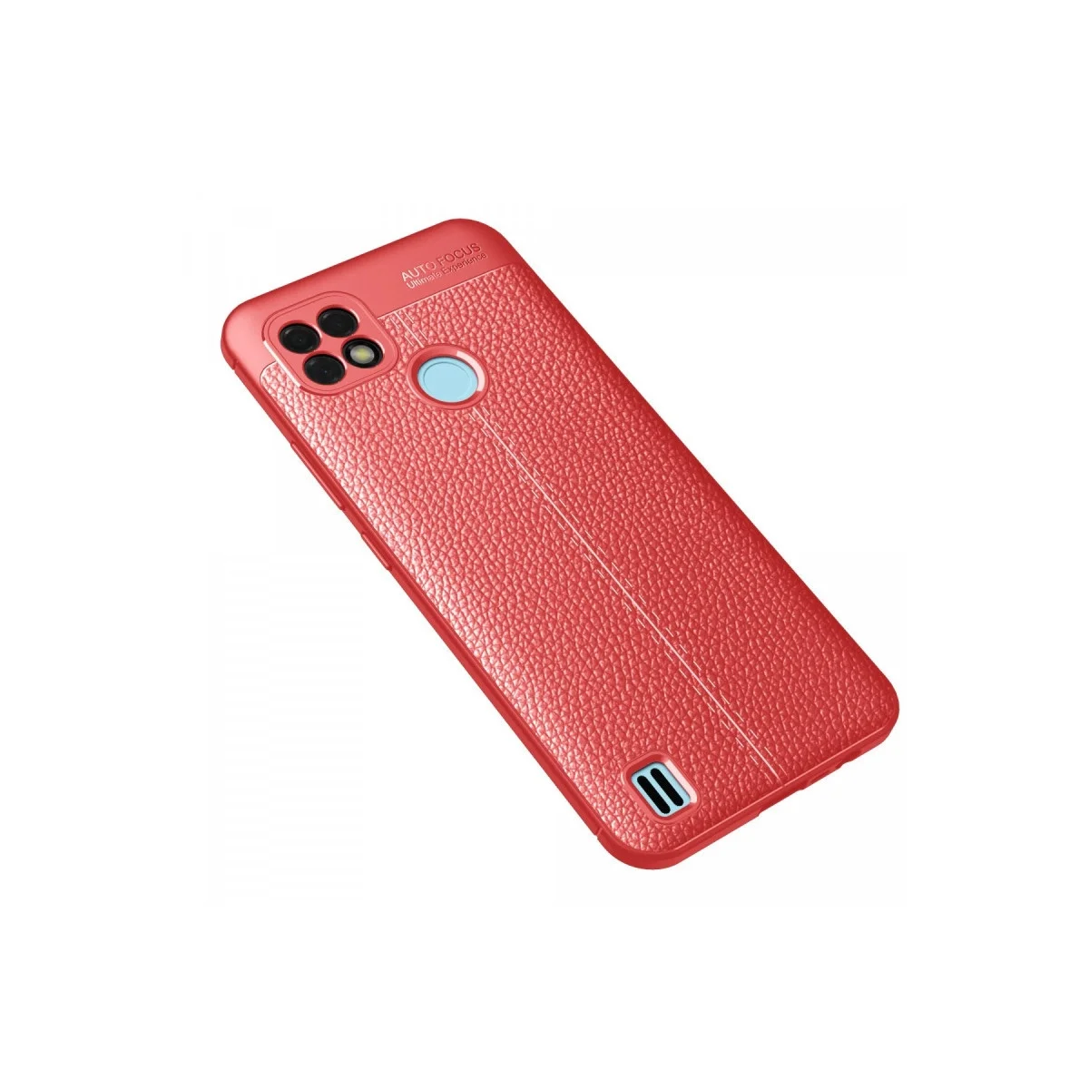 Realme C25 Kılıf Auto Focus Kapak - Kırmızı görsel 2