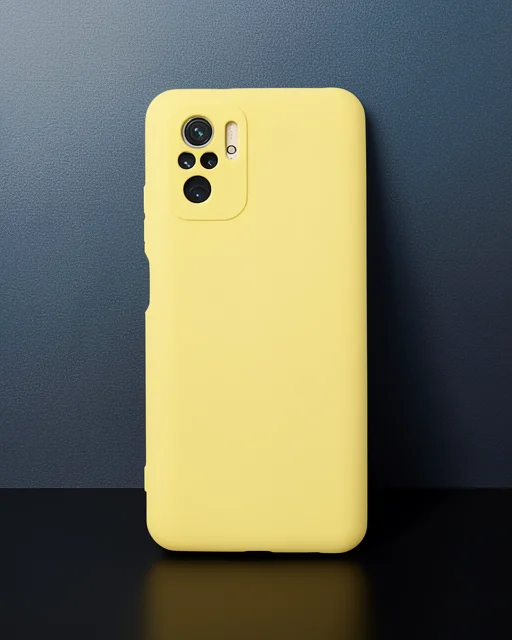 Xiaomi Redmi Note 10 Kılıf Nano İçi Kadife Silikon - Sarı