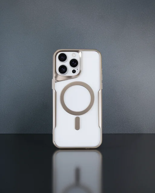 Apple İphone 15 Pro Max Kılıf Boyi Magsafe Silikon Kapak - Gümüş