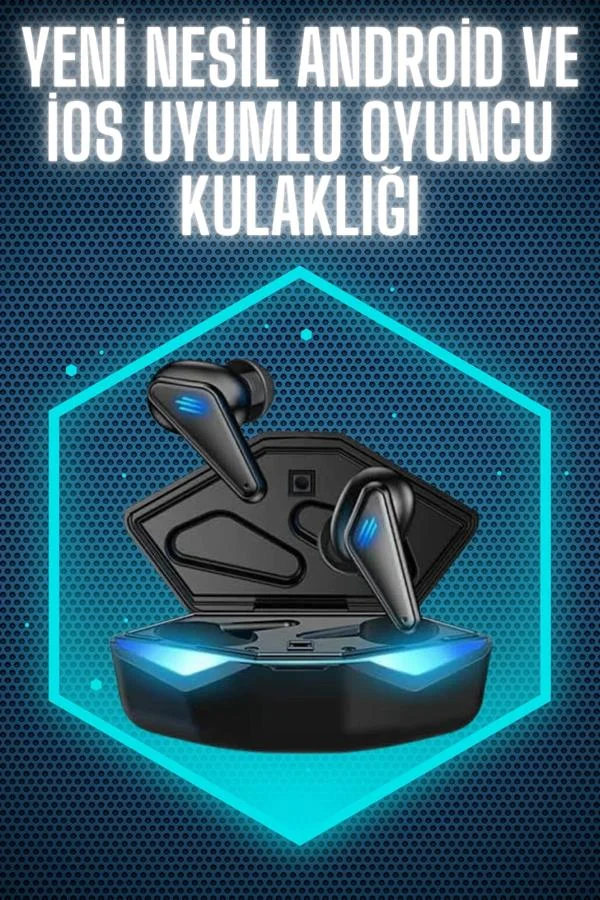 Wireless Gang Kulaklık krofonlu Bluetooth Oyuncu Kulaklığı görsel 2